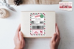 Christmas UPS Special Delivery Gift Tag, Print &amp; Cut Product Image 3