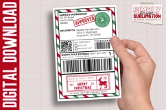 Christmas UPS Special Delivery Gift Tag, Print &amp; Cut Product Image 1