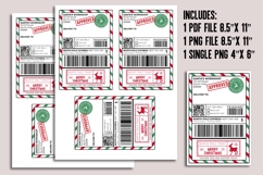 Christmas UPS Special Delivery Gift Tag, Print &amp; Cut Product Image 2