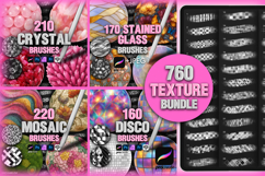 Procreate Texture Bundle Interior Materials brushes Product Image 1