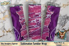 Pink Velvet Marble 20oz Sublimation Tumbler Design Bundle Product Image 2