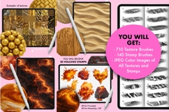 Procreate Texture Bundle Interior Grain Background brushes Product Image 2