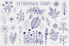 130 Botanical Stamps For Procreate Product Image 10