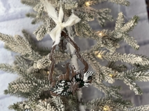 Tree and Reindeer Vignette Ornaments - Laser Cut File Product Image 2