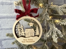 Winter Scene Ornament- Laser Cut File Product Image 2