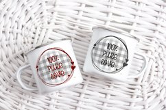 Valentine's day pure love quote Sublimation. PNG. Product Image 2