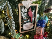Rectangle Frame Cardinal Ornament - Laser Cut File Product Image 3