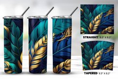 Colorful Leaves Tumbler Wrap Bundle PNG Product Image 7