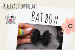 Bat Bow SVG Template Product Image 3