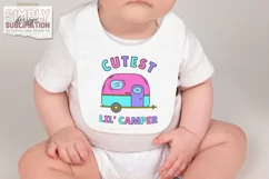 Cutest Lil Camper | Girls Camping Png | Pink Camper Product Image 3