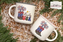 Howdy USA | Fourth of July | America Boots | Sublimation Product Image 3