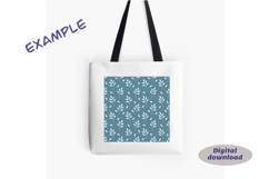 Floral pattern, Simple flower and leaf seamless pattern Product Image 7