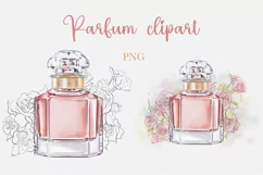 Parfum Watercolor Clipart, sublimation PNG Product Image 1