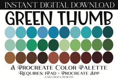 Green Thumb - Procreate Color Palette Product Image 1