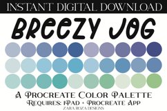 Breezy Jog - Procreate Color Palette Product Image 1