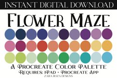 Flower Maze - Procreate Color Palette Product Image 1