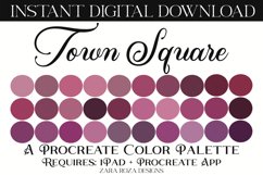 Town Square Procreate Color Palette - 30 Swatches Product Image 1