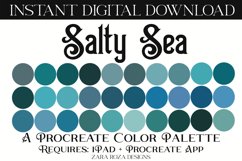 Salty Sea - Procreate Color Palette Product Image 1