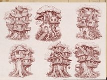 Procreate, Treehouse coloring projects! Product Image 2