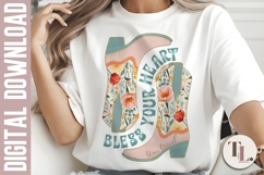 Bless Your Heart | Western Boots Png Product Image 3