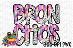 Bronchos Brushstrokes Dalmatian Mascots Product Image 1
