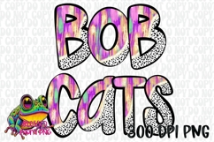 Bobcats Brushstrokes Dalmatian Mascots Product Image 1