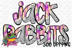 Jackrabbits Brushstrokes Dalmatian Mascots Product Image 1