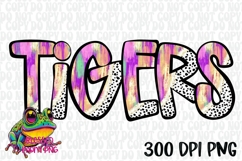 Tigers Brushstrokes Dalmatian Mascots Product Image 1