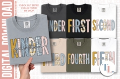 Cute Back to School PNG | Second Grade Sublimation Design Product Image 2
