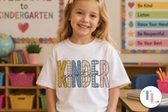 Cute Back to School PNG | Kindergarten Sublimation Design Product Image 4