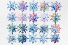 80 Snowflakes clipart, Snow clipart, Christmas Winter png Product Image 4