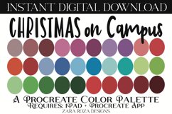 Christmas on Campus - Xmas Holiday Procreate Color Palette Product Image 1