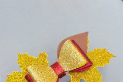 Autumn Bow Template Digital Vector Cut File SVG, AI, PDF Product Image 3