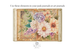 Vintage Floral Printable Journal Sheets Product Image 2