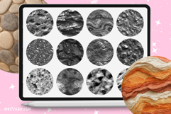 185 Procreate Stone Rock Interior Marble Texture brushes Product Image 6