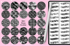 185 Procreate Stone Rock Interior Marble Texture brushes Product Image 7