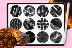 210 Procreate Volcano Fire Warm Texture Interior brushes Product Image 5