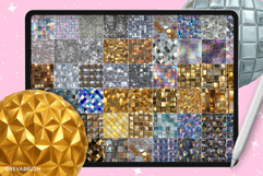 160 Procreate &amp; Photoshop Disco Texture brushes Product Image 3