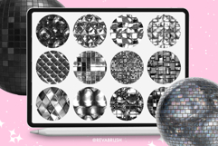 160 Procreate &amp; Photoshop Disco Texture brushes Product Image 7