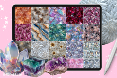 210 Procreate Crystal &amp; Diamonds Interior Texture brush Product Image 4