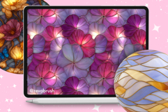 170 Procreate Stained Glass Interior Texture Brushes Product Image 6