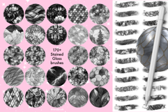 170 Procreate Stained Glass Interior Texture Brushes Product Image 8