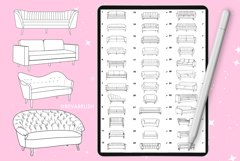 635 Procreate Interior Bundle brushes Product Image 6