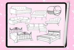 635 Procreate Interior Bundle brushes Product Image 7