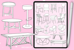 635 Procreate Interior Bundle brushes Product Image 8