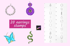 Procreate Earrings Stamps &amp; Brushes Product Image 1