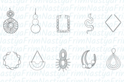 Procreate Earrings Stamps &amp; Brushes Product Image 2