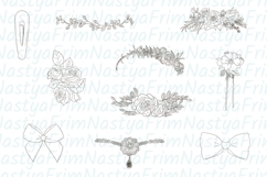 Procreate Hair Decor Stamps &amp; Brushes Product Image 3