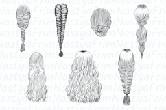 Procreate Hair Stamps &amp; Frizz Brushes set 2 Product Image 3