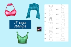 Procreate Tops Stamps &amp; Brushes Product Image 1